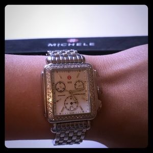 Michelle Urban Deco watch with 4 additional bands